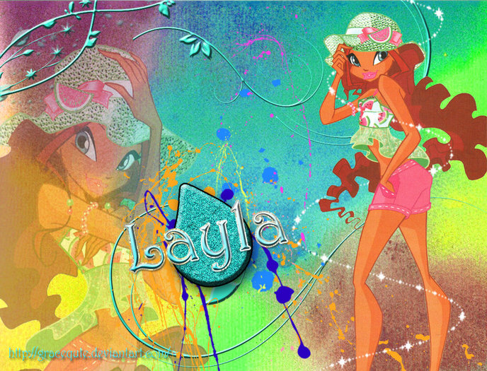 Layla_Winx_Fruity_Wallpaper_by_GraceQute - Winx - Wallpaper