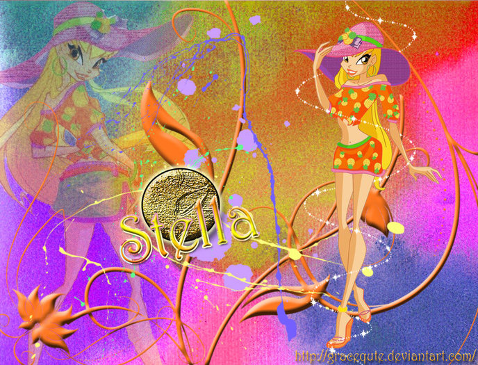 Stella_Winx_Fruity_Wallpaper_by_GraceQute - Winx - Wallpaper