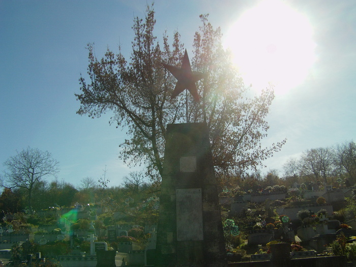 statuia urss din cimitir zalau - zalau zona porolisum si cimitir