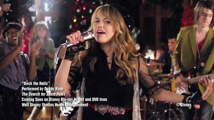 Debby Ryan - Deck the Halls Music Video (Santa Paws)  [HD 720p] 406