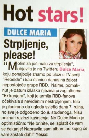okposterbookcroacia - Xx Dulce maria in reviste