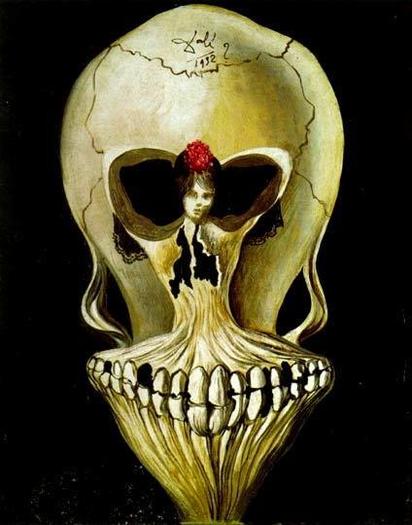 Salvador Dali - Ballerina in a Death’s Head