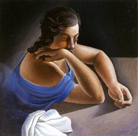 Salvador Dali - Figure at a Table (Portrait of My Sister)