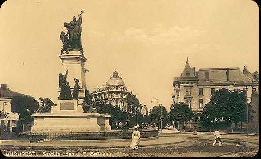 ad-BUC-STATUIA-BRATIANU - BUCURESTIUL VECHI