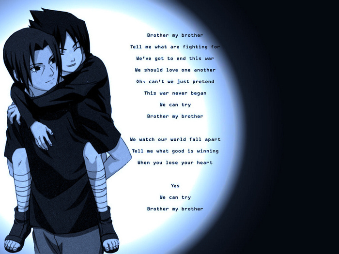 Itachi and sasuke - Itachi and Sasuke