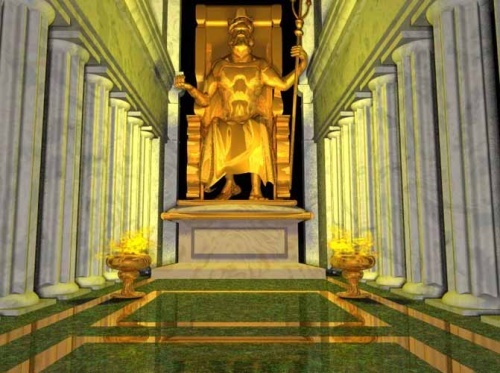 zeusgoldstatue
