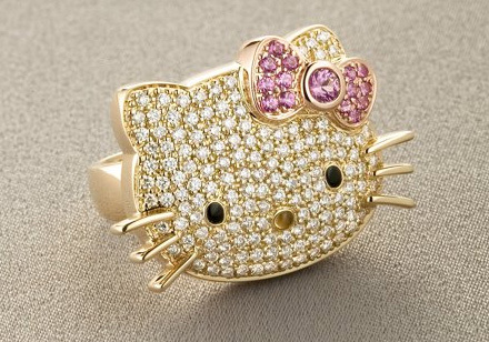 hello_kitty_diamond_ring - Hello Kitty