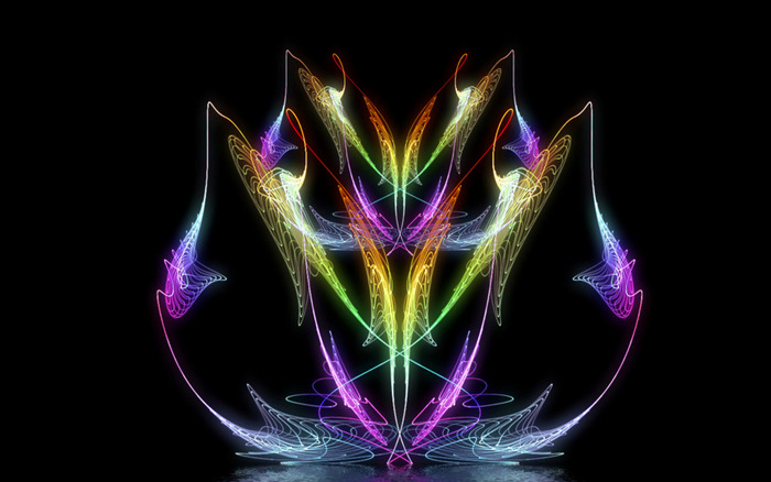 0041 - Neon Style Wallpaper
