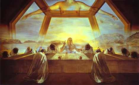 Salvador Dali - Sacramentele cinei celei de tain?, 1955 - 09 - Spania - Salvador Dali
