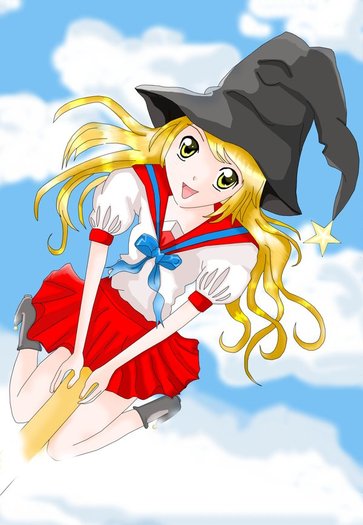 anime_witch_girl_by_253_shirley_st - ANIME - Witch