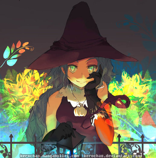 autumn_witch_by_kerochao - ANIME - Witch