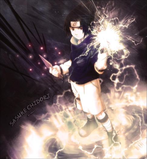 Sasuke chidori - Uchiha Sasuke