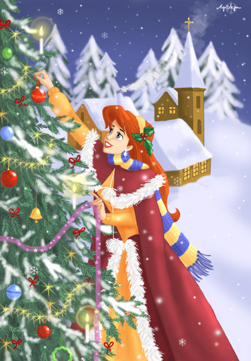 Ariel__s_Christmas___update_by_AgiVega - Ariel