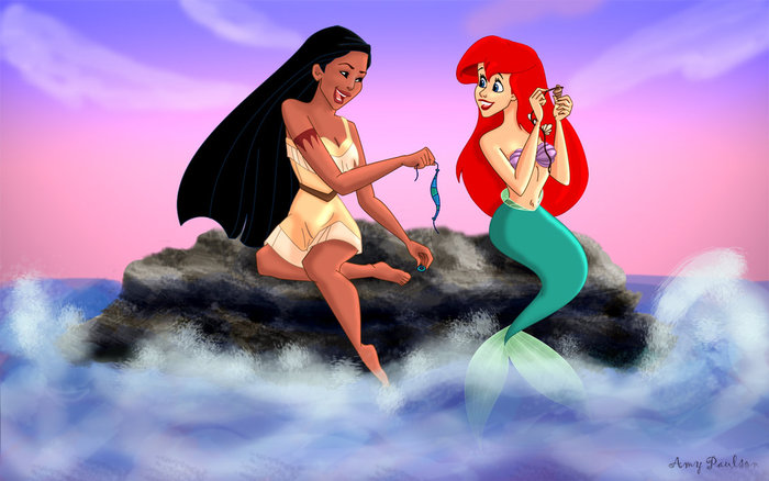 Pocahontas_and_Ariel_by_amypaulson - Ariel