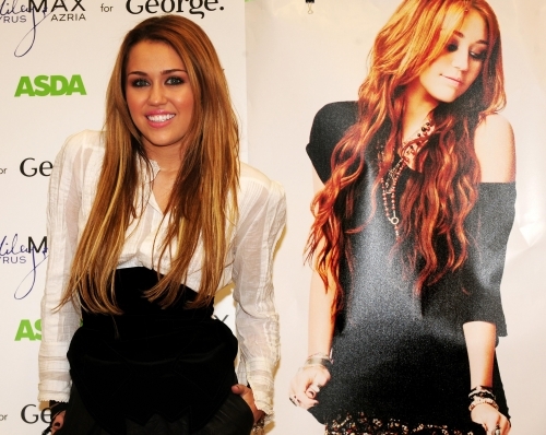  - x Promoting MileyandMax Clothing Range at ASDA in Derby England 9th November 2010