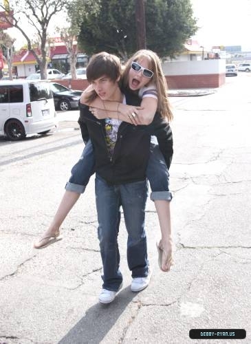 debby-ryan-0022 - Debby - Ryan - Gets - Skateboarding - Lessions - From - Her - Brother - Chris - Ryan