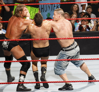 John-Cena-and-Triple-H-vs-legacy-and-Randy-Orton - poze cu john cena_6