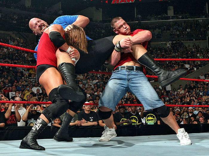 WWE-RAW-Triple-H-John-Cena-Big-Show_994979 - poze cu john cena_6