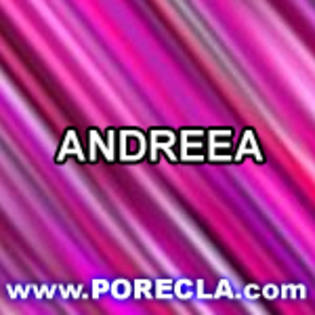 ANDREEA cu roz litere - Numele Andreea