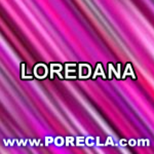LOREDANA cu roz litere - Numele Loredana