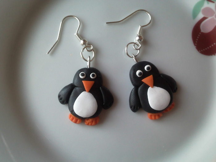 IMG3365CERCEI FIMO PINGUIN 15 LEI - CERCEI_CRACIUN_IARNA