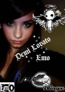 demi lovato emo,angel - demi lovato-emo