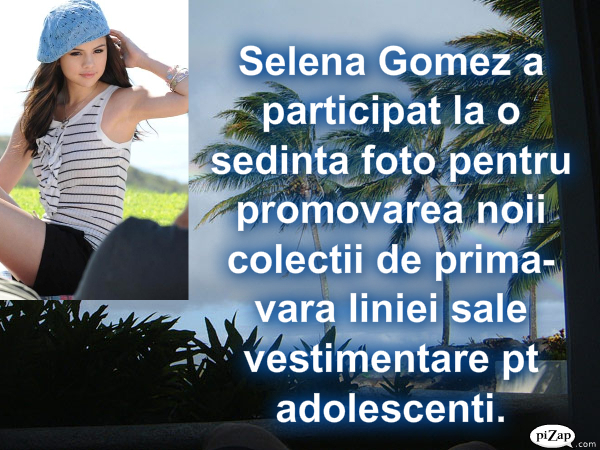 titlu:selena la sedinta foto - revista disneycelebritis nr 1