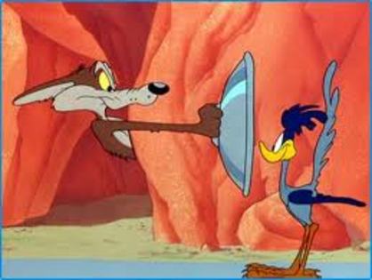 Road Runner and Wile E Coyote