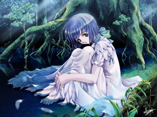 bluegirl - anime in padure