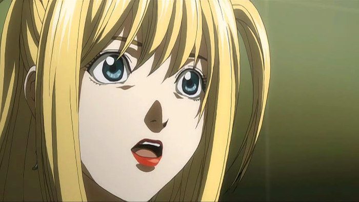 misa-startled - x - Misa Amane