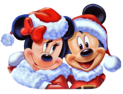 Christmas-Minnie-Mickey-Claus - mickey mouse