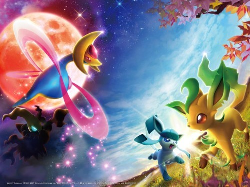 Cresselia,Glaceon,Leafeon