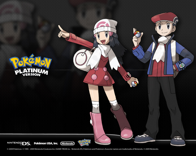 Lucas And Dawn - Platinum Pokemon