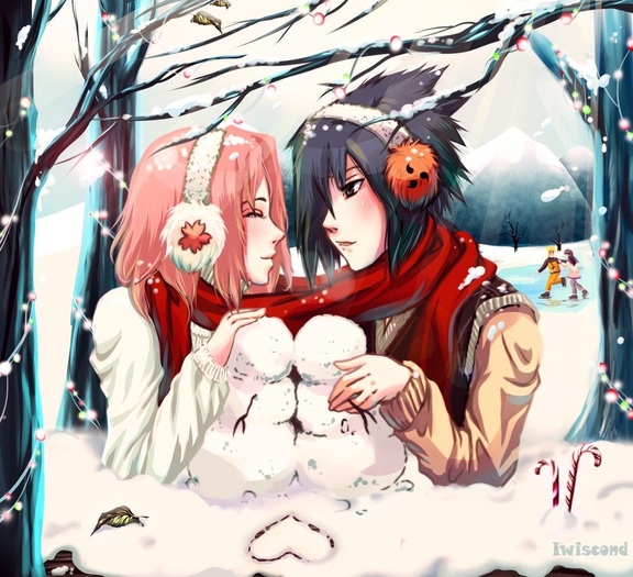 sasusaku____merry_christmas_by_iwiscond-d34jsva