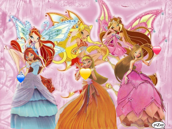 Bloom stella flora - winx colaje