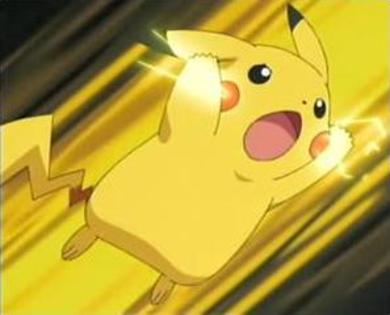 Pikachu:Thunder Bolt!!!