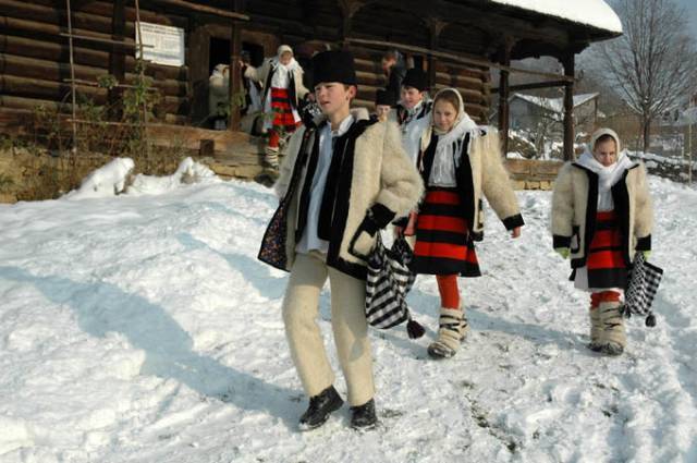 craciun in Maramures