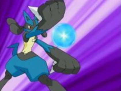 Lucario:Aura Sphere.... - X Poveste Pokemon 4