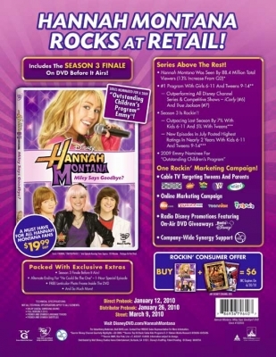  - x Hannah Montana DVDs 2009 - 2010