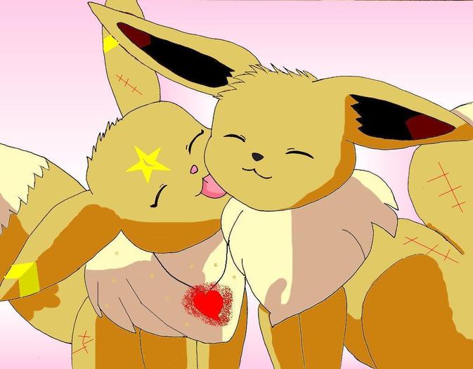 Eevee_Love_by_sliverwolf018[1] - pokemon
