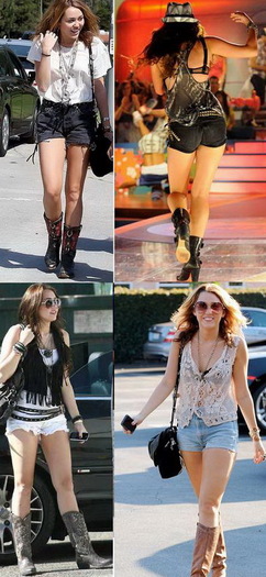 e - Miley Cyrus se poate lauda ca are picioarele perfecte