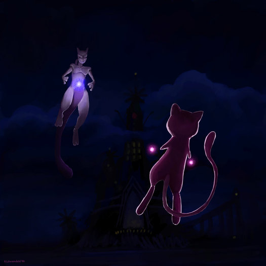 mew vs mewtwo - mew vs mewtwo