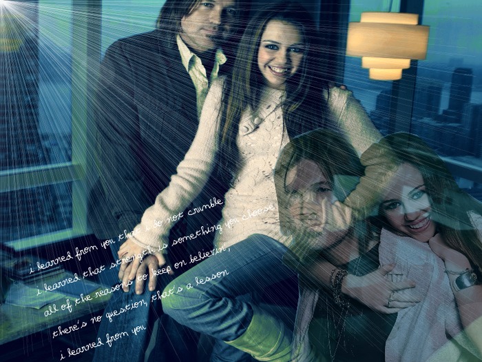 miley and her dad - hannah-montana wallpaper - Hannah Montana