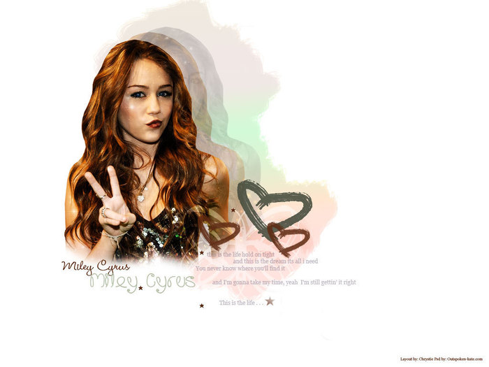 Made by Christia - hannah-montana wallpaper