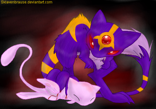 mew vs mew evil - dusmanul lui mew