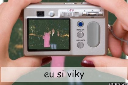 eu cu viky in aparat foto