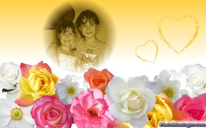 eu cu viky printre flori