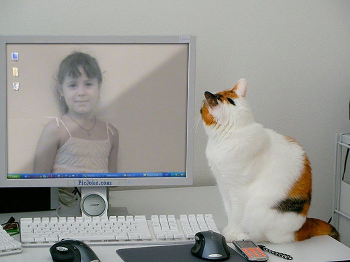 eu pe monitorul calculatorului - poze cu mine