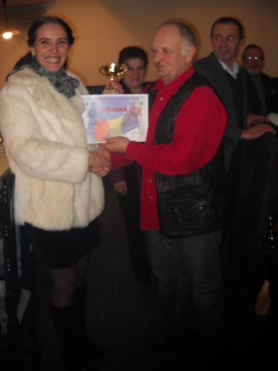 Alinuca premianta la albastri - 0000000-FESTIVITATE de PREMIERE PORUMBEI