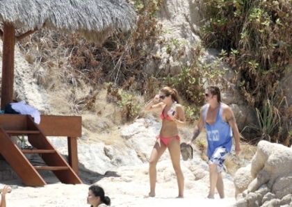  - x Miley and Billy Ray on the Beach in Mexico - 24th May 2010